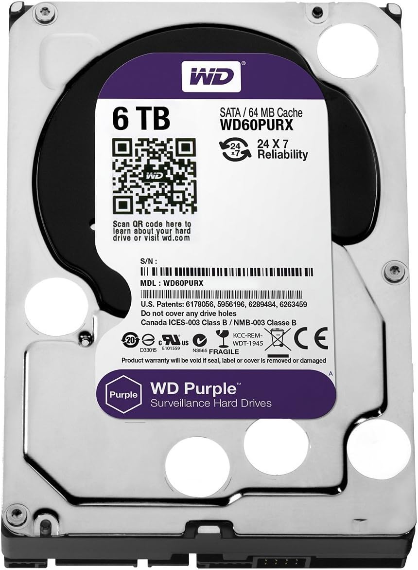 4TB 5400 RPM SATA 6 Gb/s 64MB Cache 3.5 Inch Surveillance Hard Disk Drive P46102