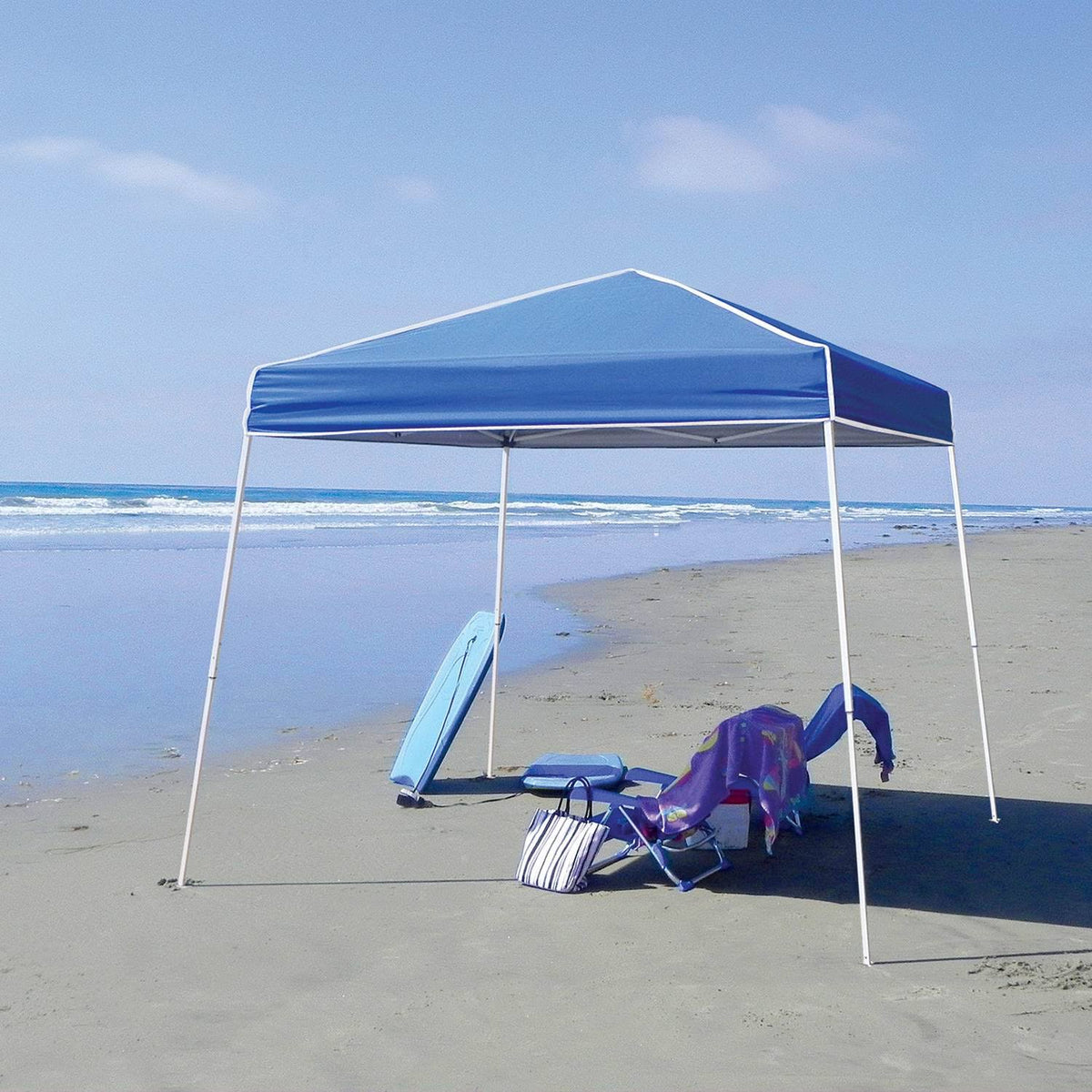 Blue Angled Leg Instant Shade Canopy Tent F304