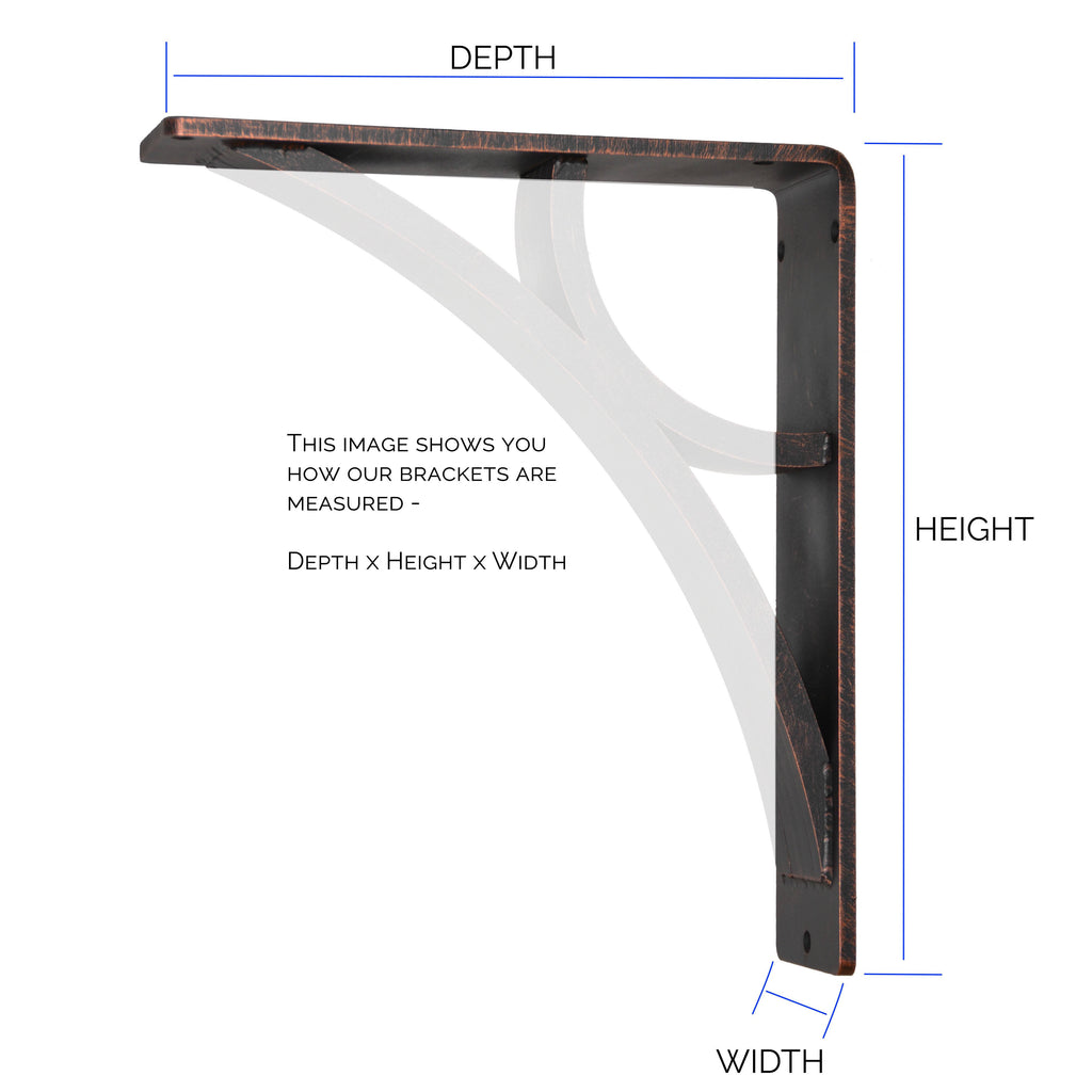 Wrought Iron Countertop Corbel I6602