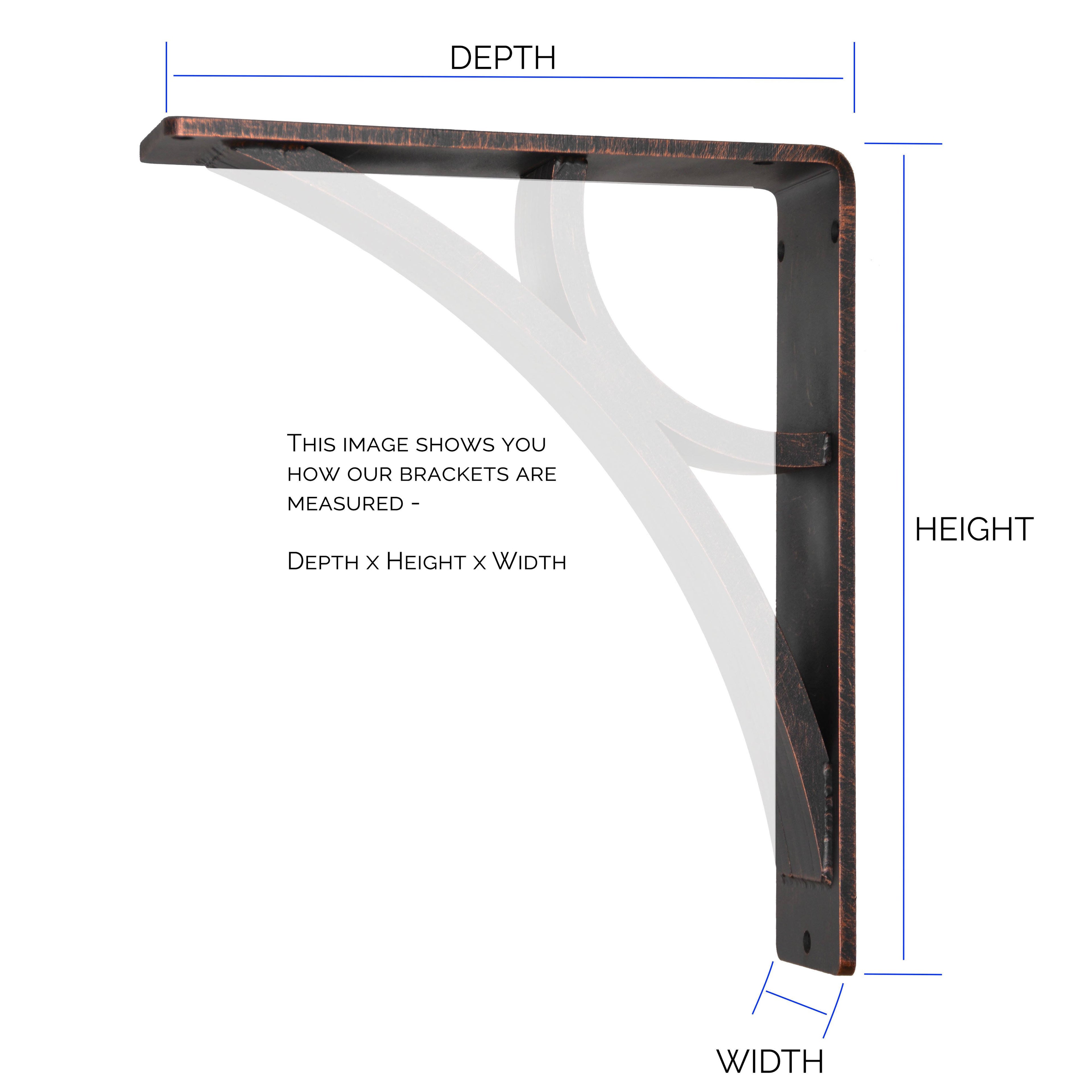 Wrought Iron Countertop Corbel I6602
