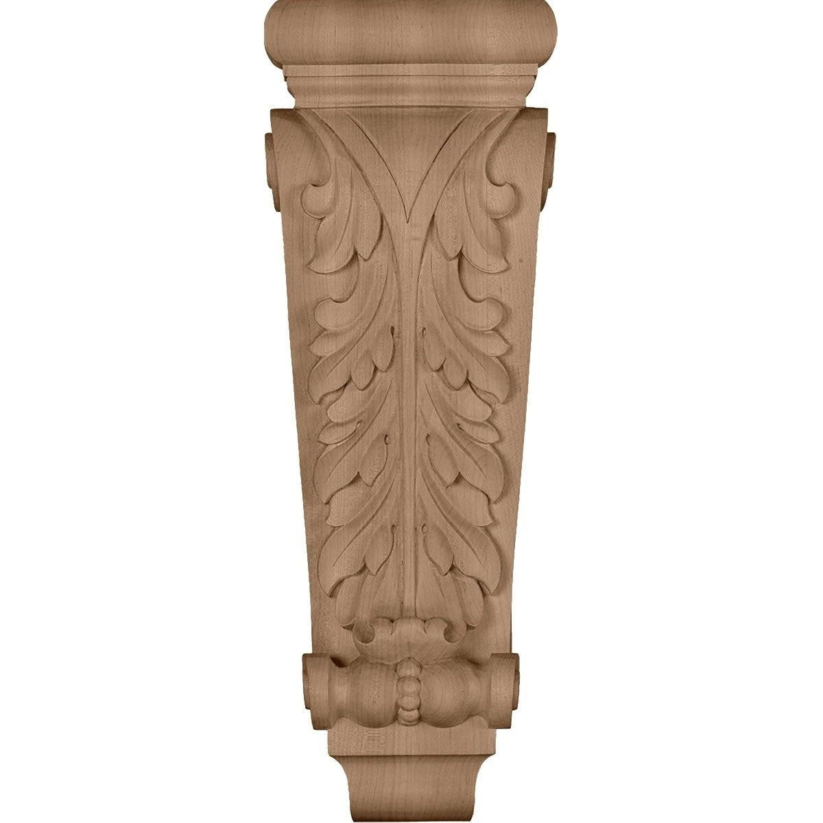Cherry Small Acanthus Pilaster Corbel R986