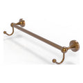 Towel Bar with Integrated Hooks - Brushed Bronze / 18 Inch X3812