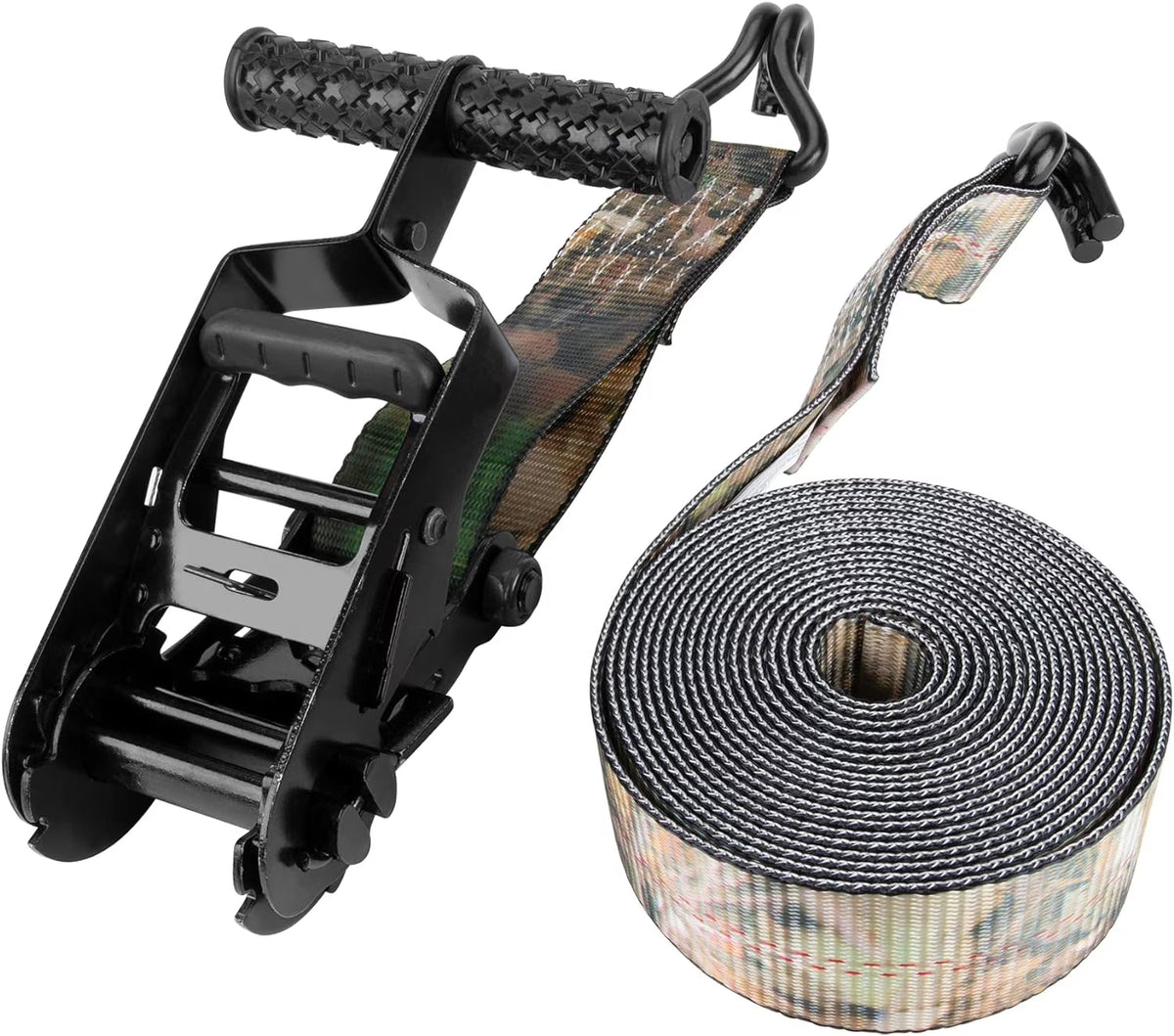 2-Inch X 16' Camo Ratchet Tie Down Strap U896