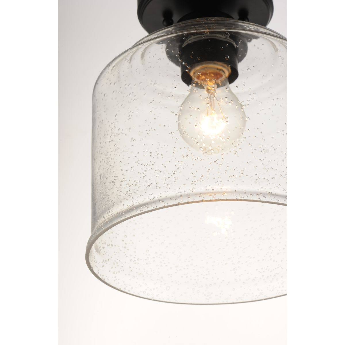 Black Semi-Flush Mount Light K54677