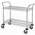Chrome Wire Utility Cart D4455