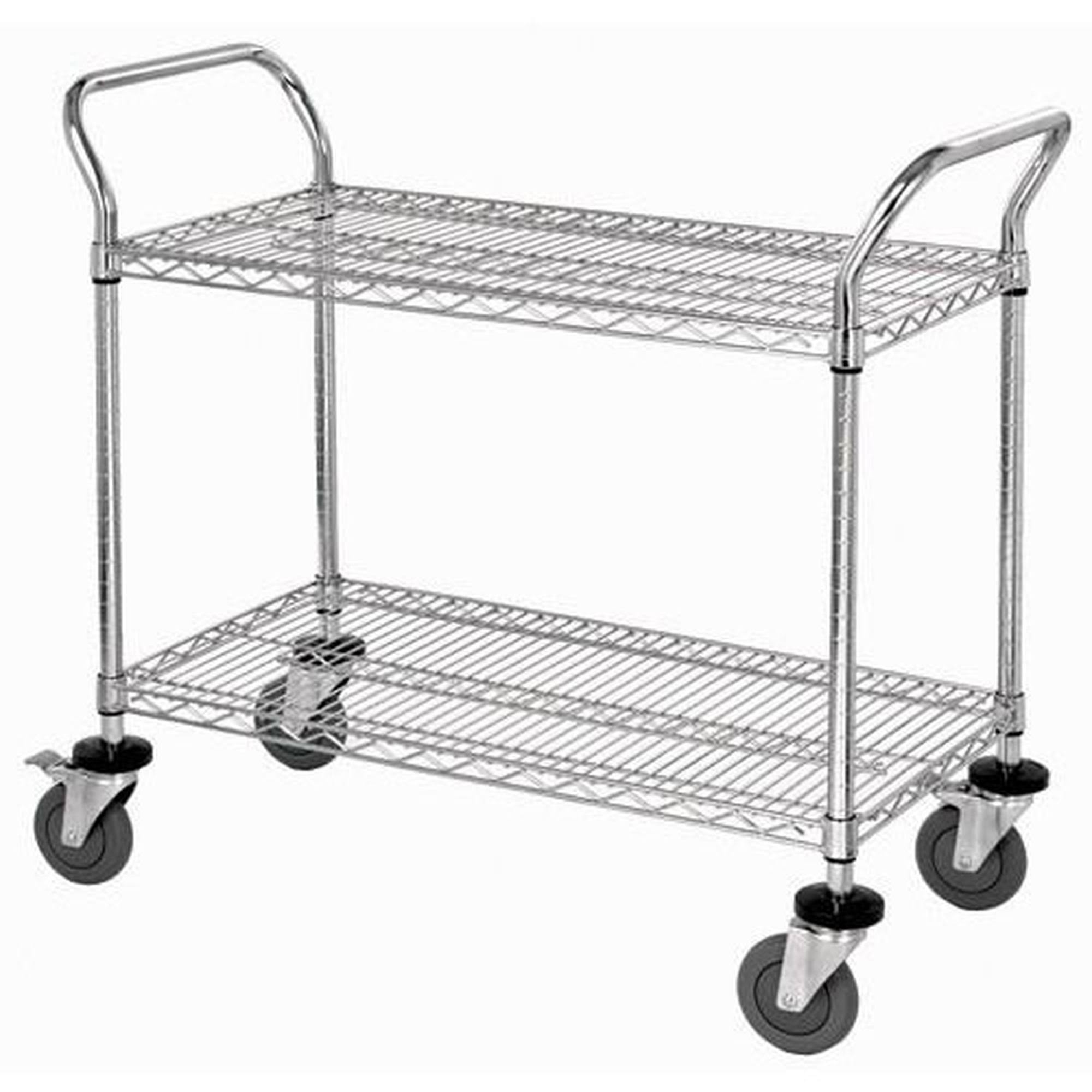 Chrome Wire Utility Cart D4455