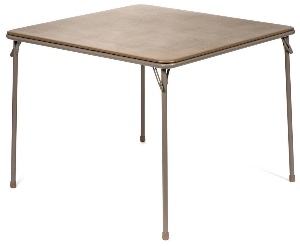 Beige Folding Card Table and 2 Chair Set R366