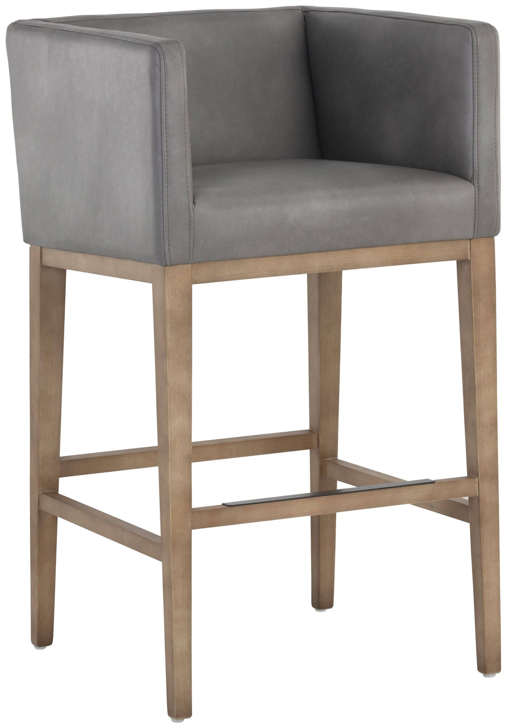 Metal Faux Leather Bar Stool G203326