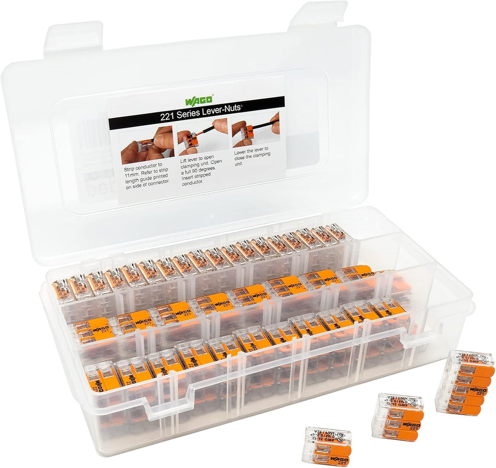 78pc Compact Splicing Wire Connector Assortment with Case U23977