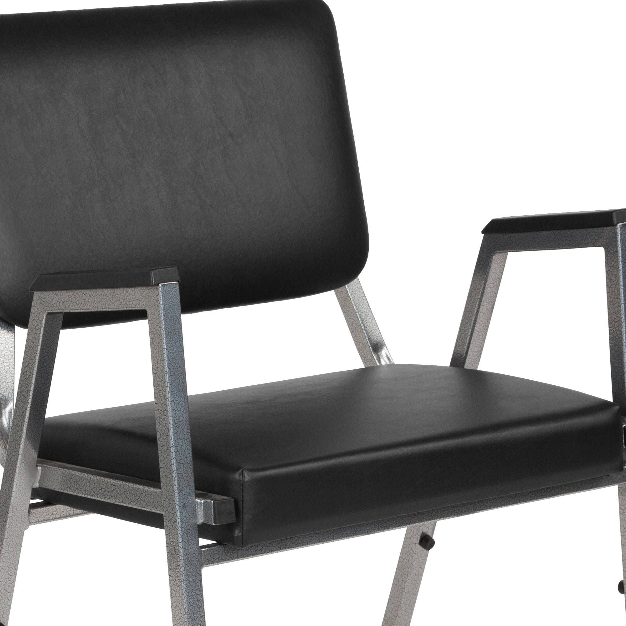 Black Vinyl Bariatric Arm Chair K69486