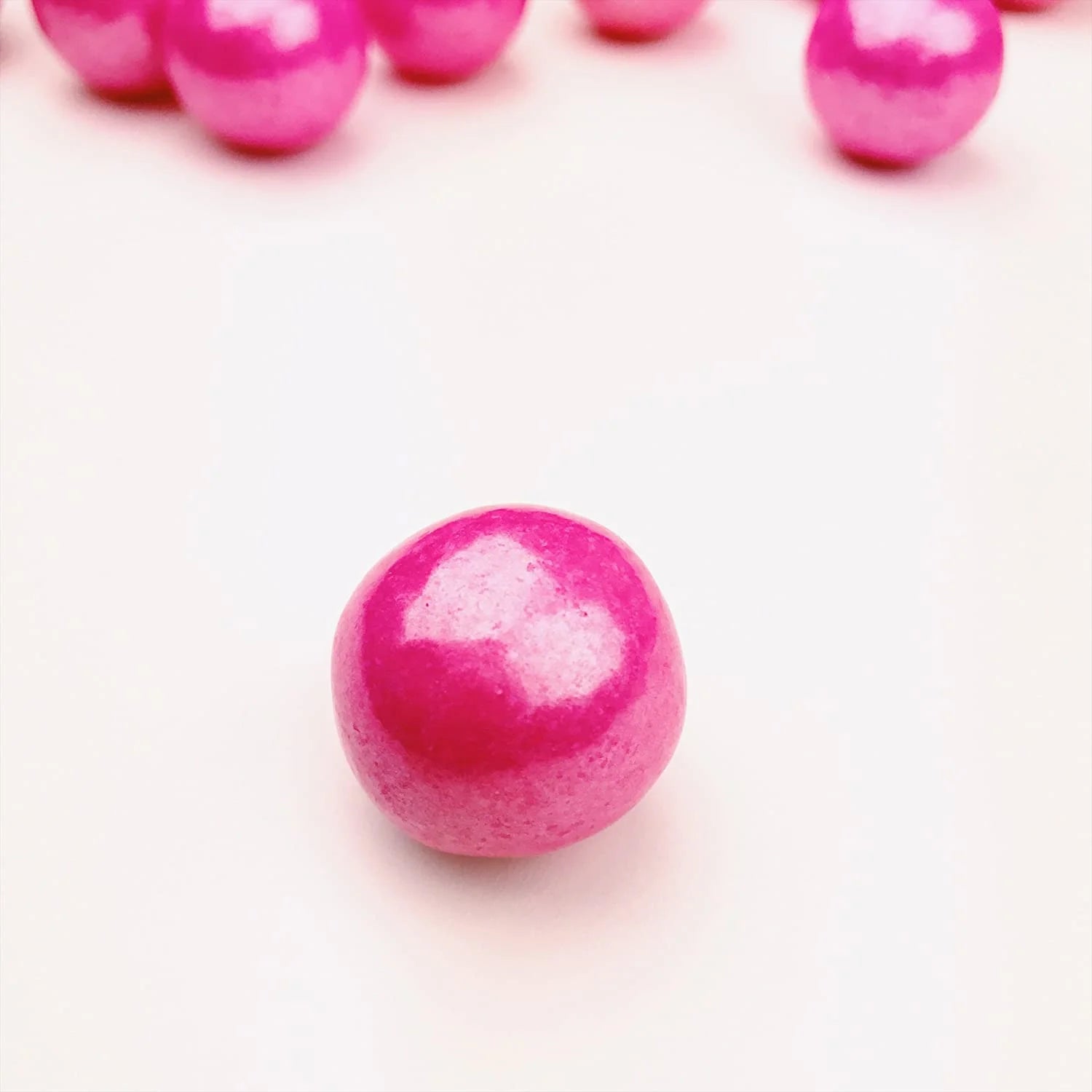 Shimmer Pink Gumballs, 2 lb. Bag, 1 inch Gum Balls D287153