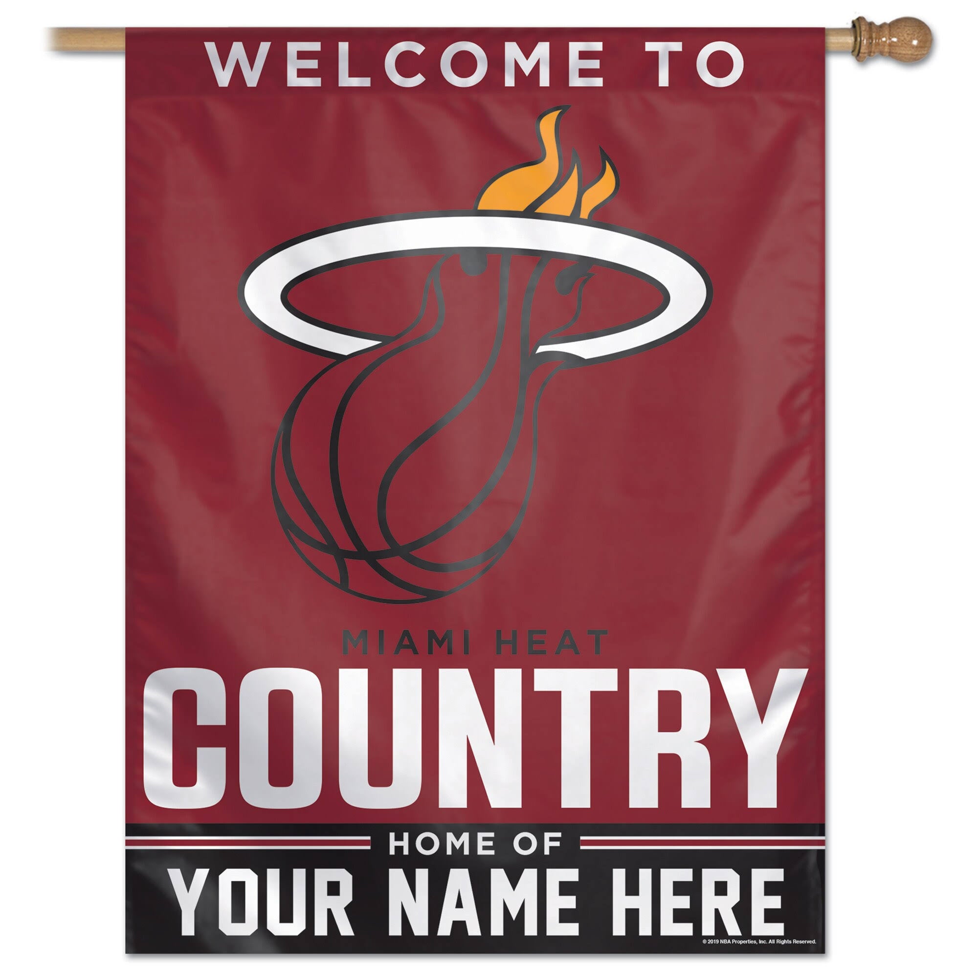 Miami Heat Vertical Banner I1847
