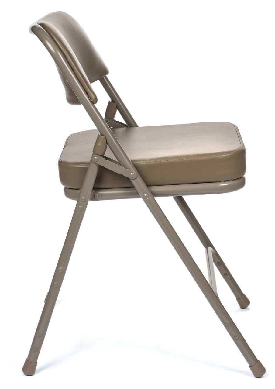 Beige Folding Card Table and 2 Chair Set R366