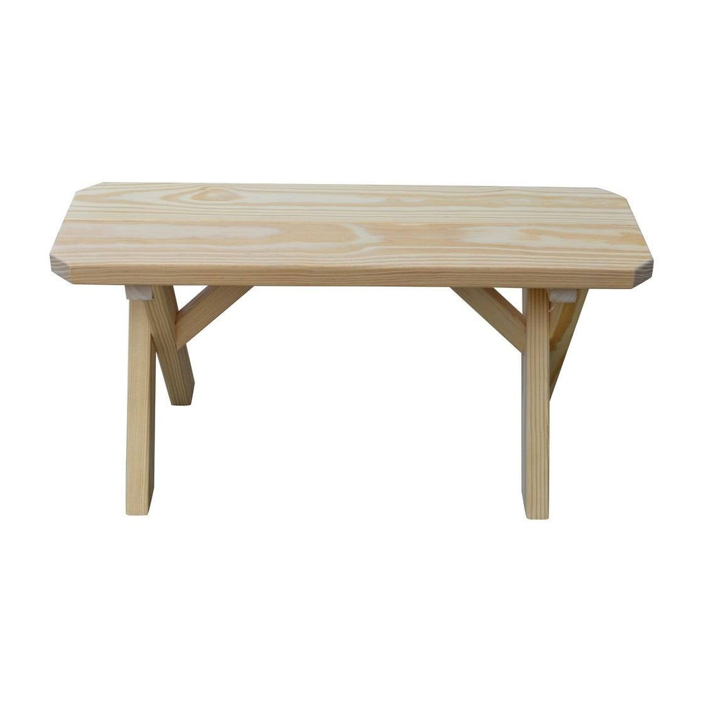 Pine Crossleg Bench G7168