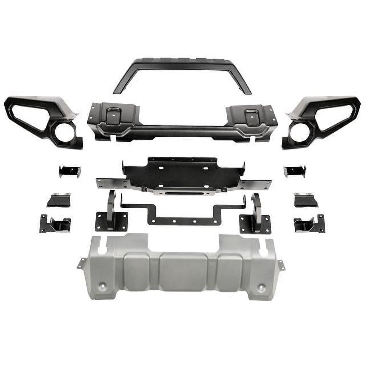 Venator Front Bumper with Overrider and Winch Tray B691