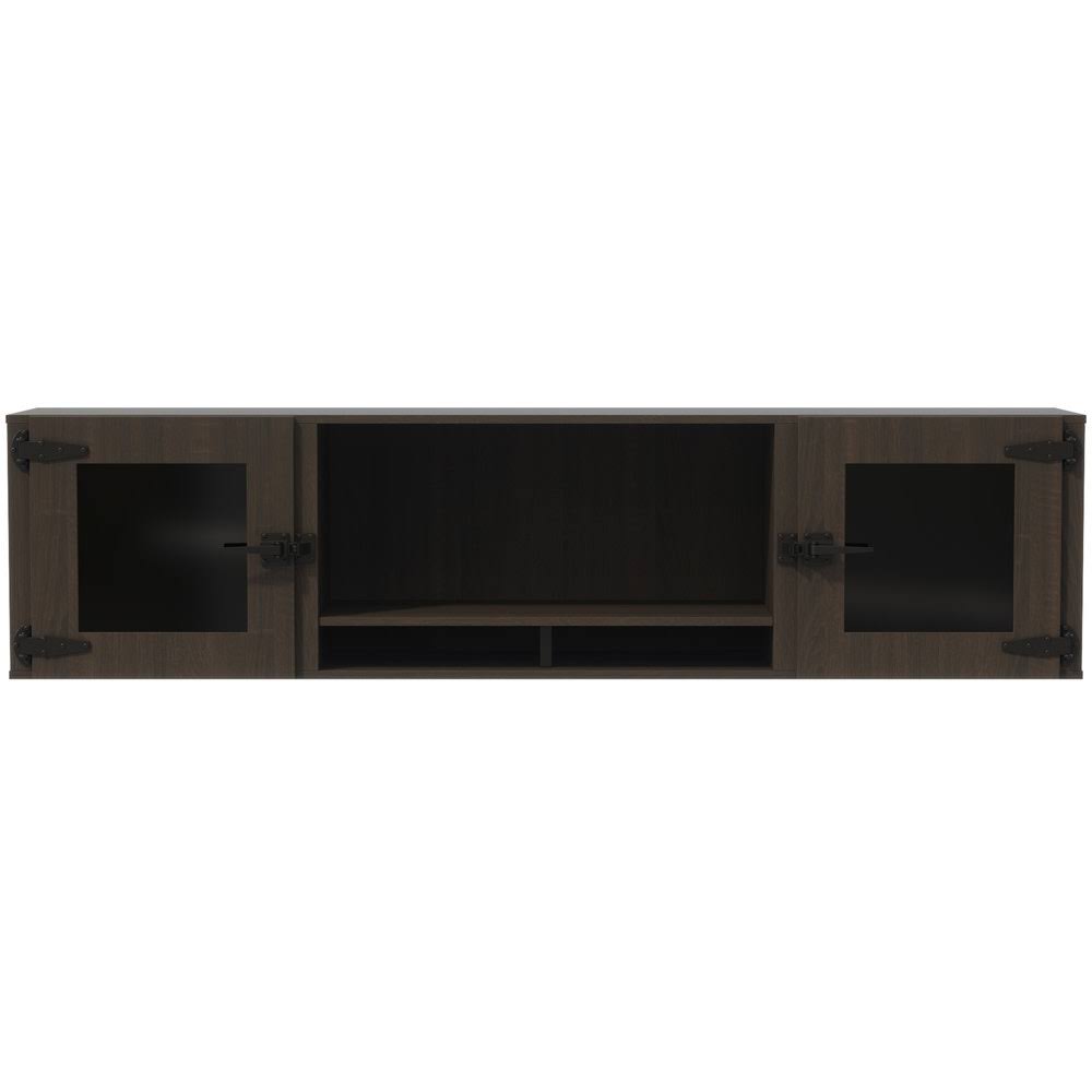 Wall-Mounted Hutch with Glass Doors A9240