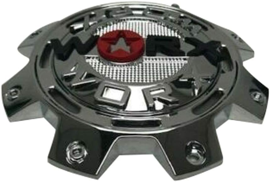 8 Lug Chrome Wheel Center Cap Pack of 2 O11172