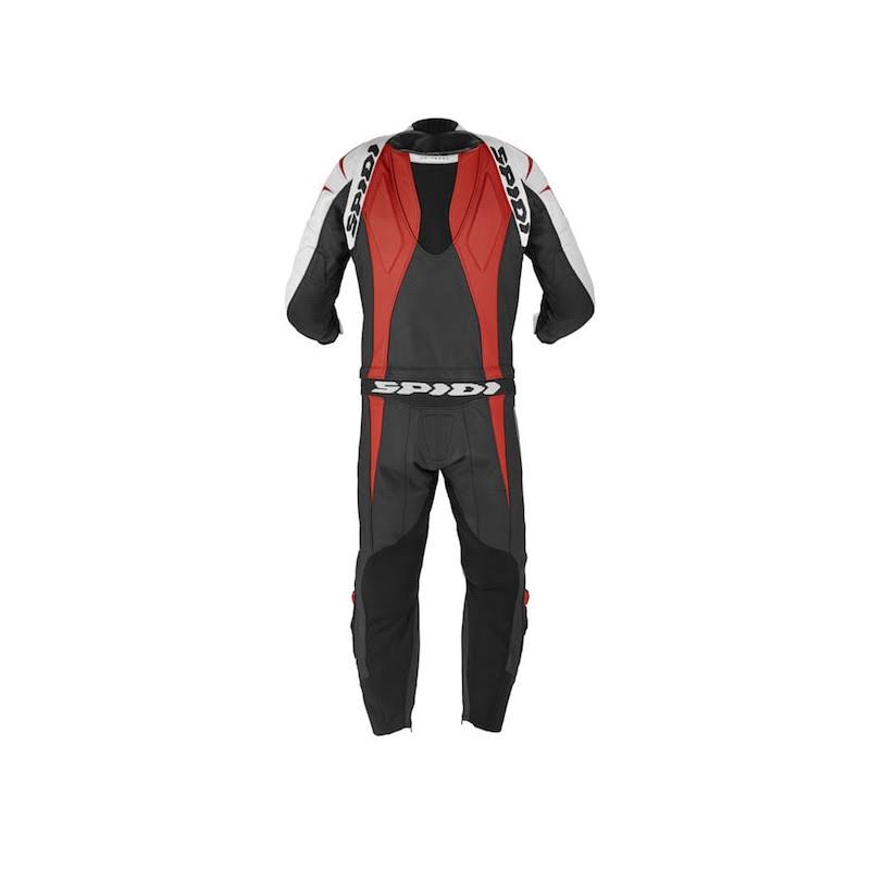White-Black Leather Suit U437557
