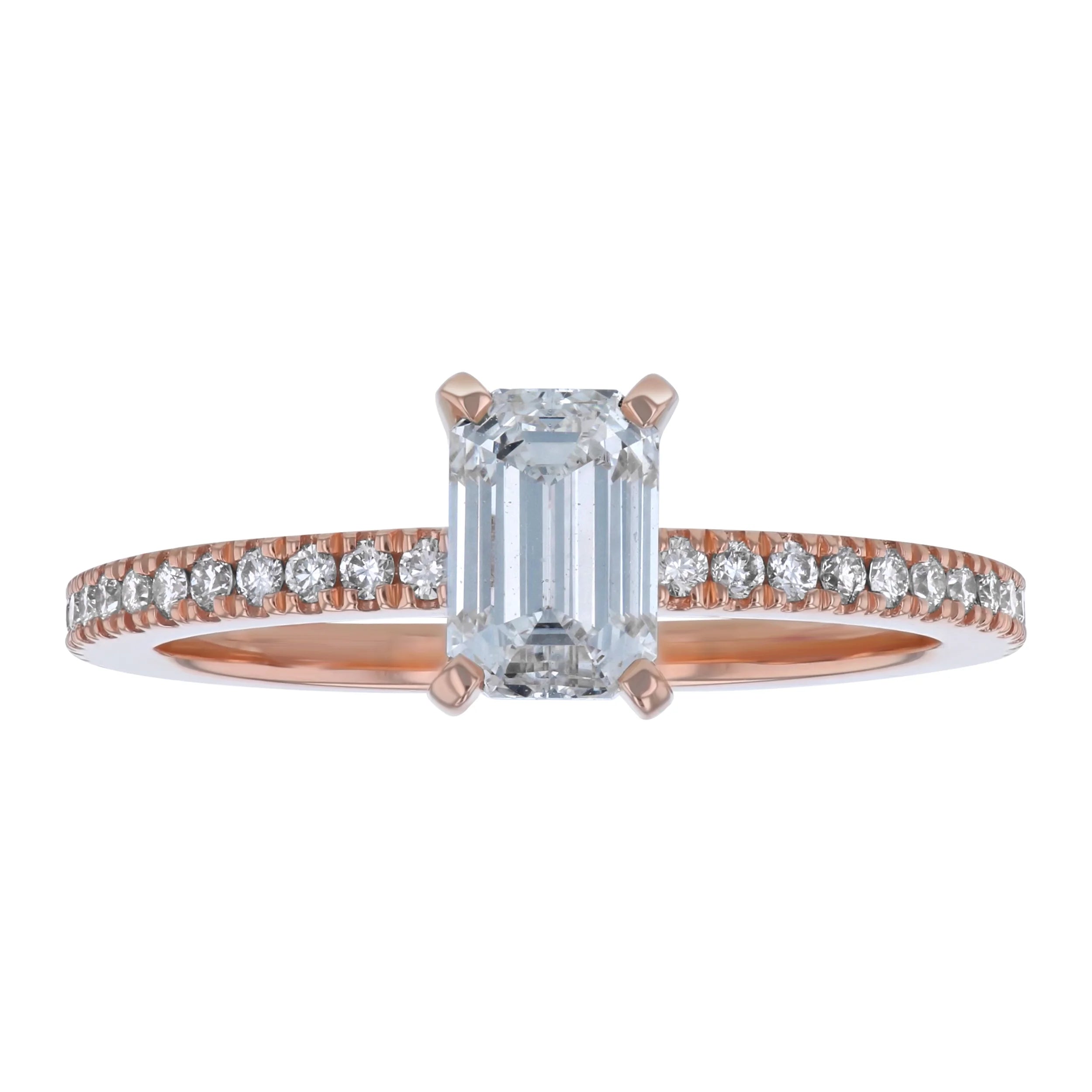 Emerald-cut Diamond Engagement Ring W769817