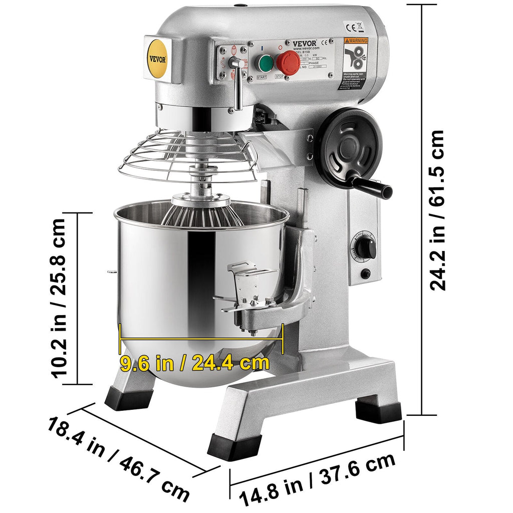 Commercial Electric Stand Mixer 10/15/20/30Qt 3 Speeds U386