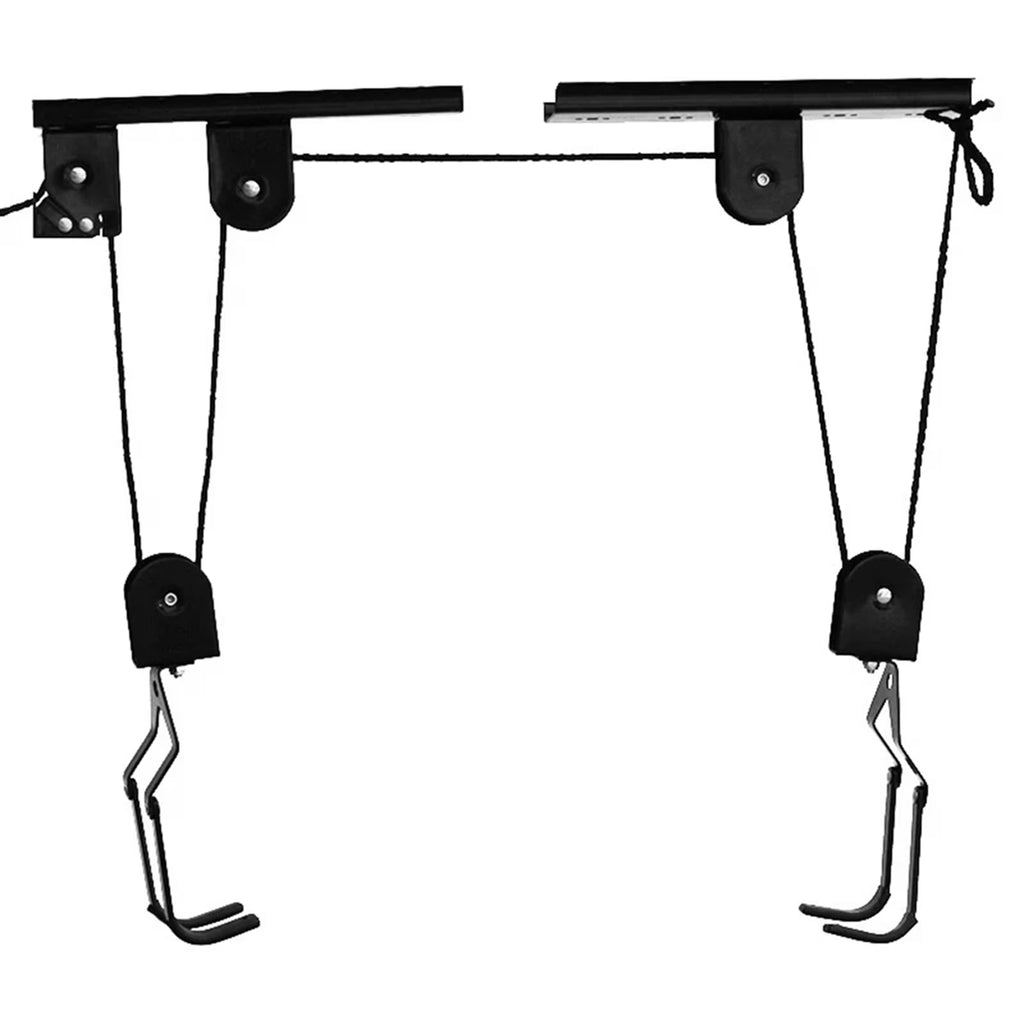 Bike Lift Pulley System Overhead Bike Rack with 60kg Bearing V4972