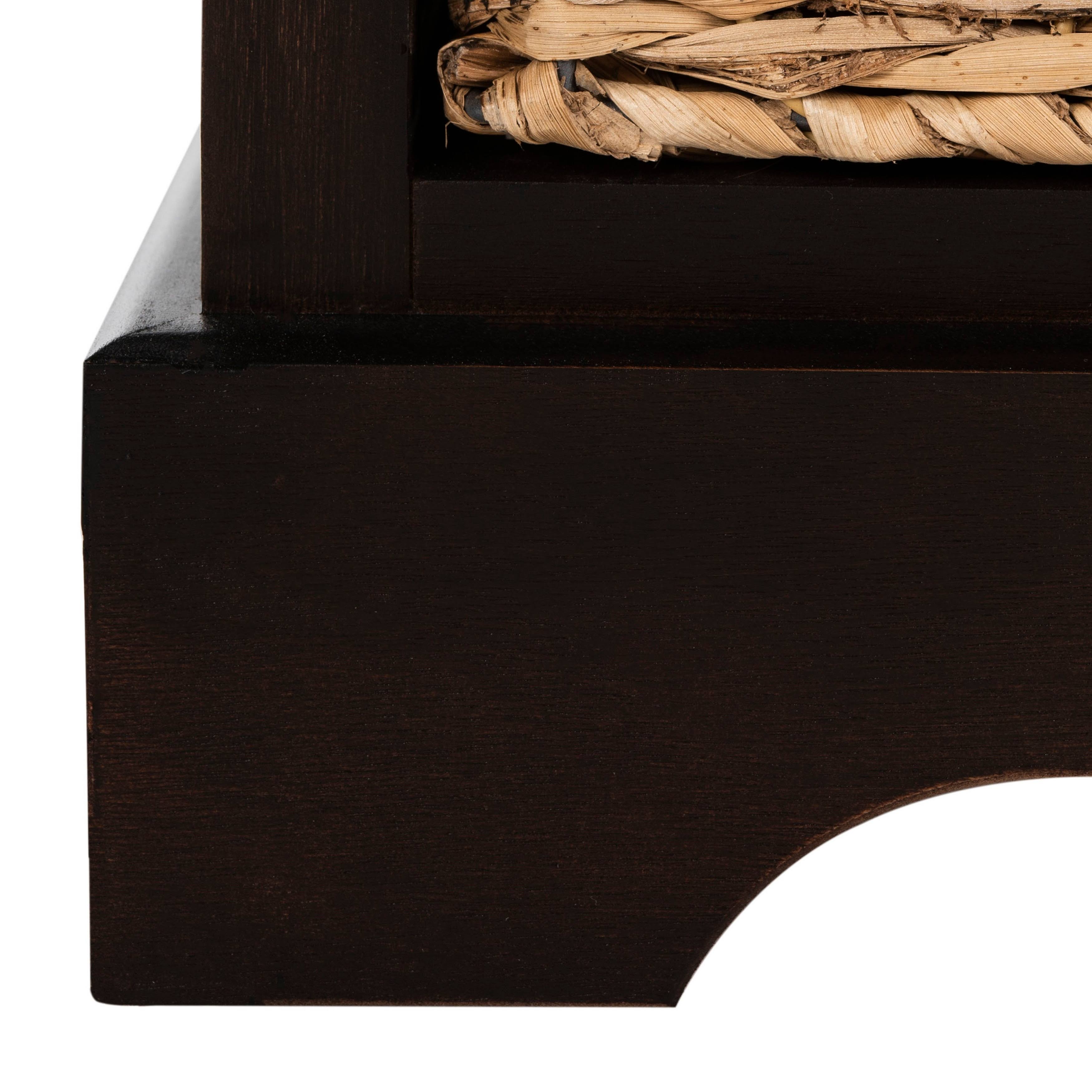 Brown Storage Side Table D893
