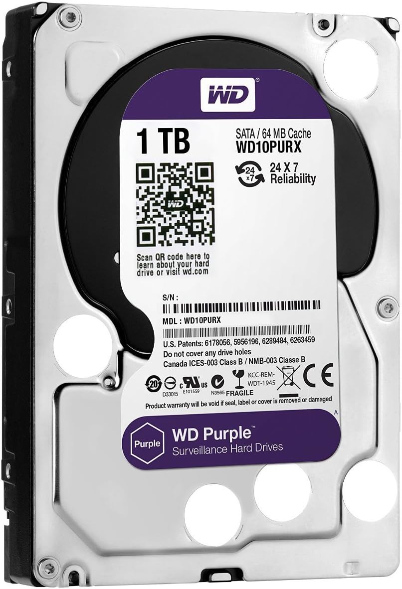 4TB 5400 RPM SATA 6 Gb/s 64MB Cache 3.5 Inch Surveillance Hard Disk Drive P46102