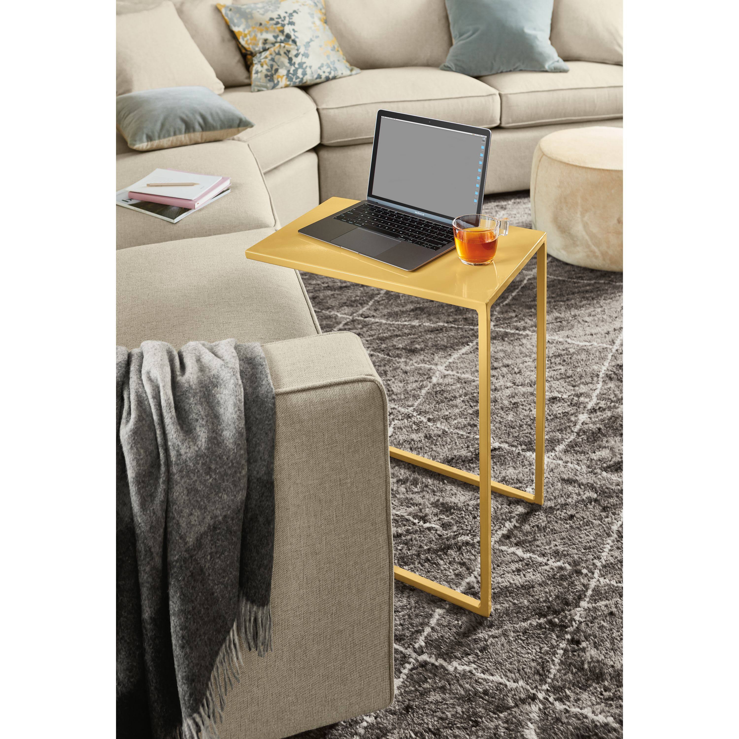 Scarlet Red Slim C-Shaped Table I415