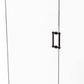 8 in. Contemporary Back to Back Shower Door Pull Venetian Bronze K432
