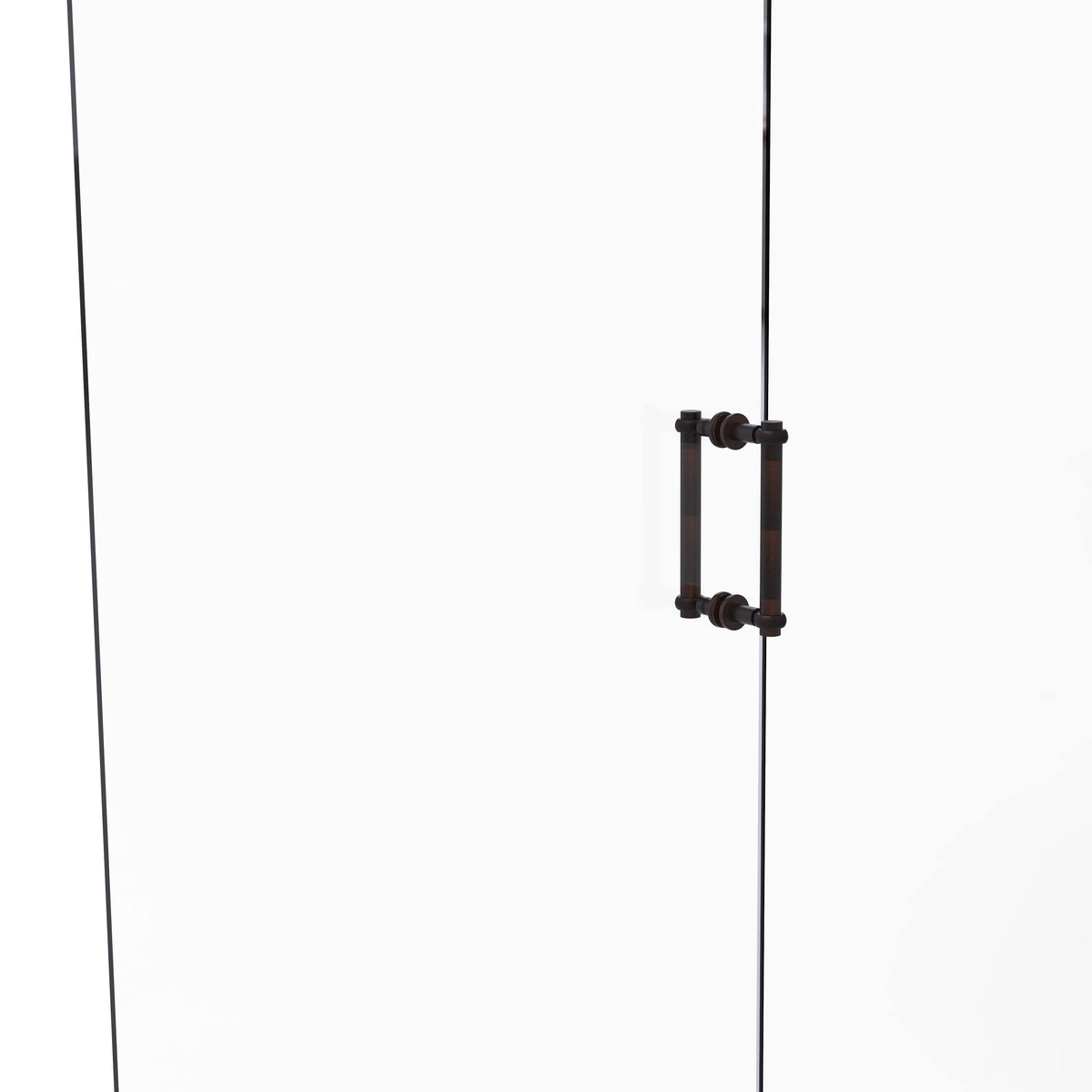 8 in. Contemporary Back to Back Shower Door Pull Venetian Bronze K432