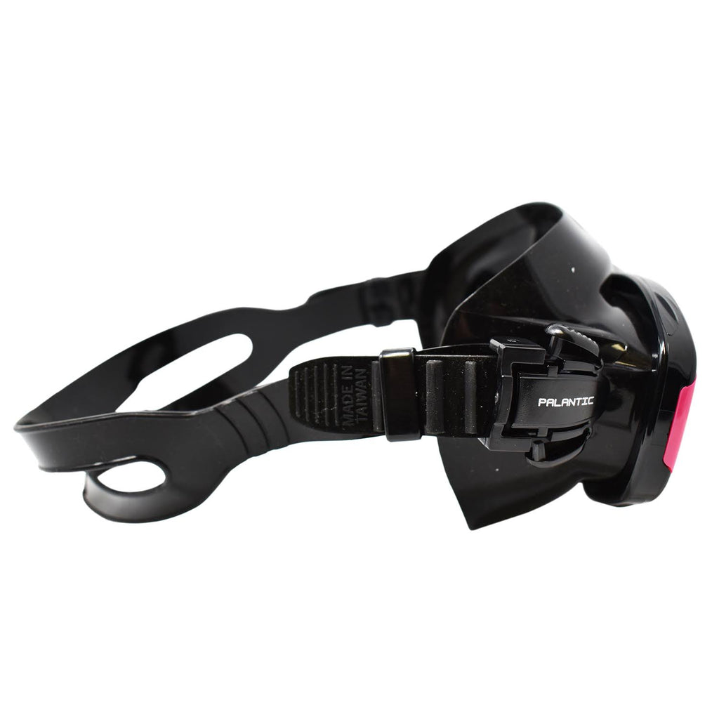 Black/Pink Dive Mask with Prescription RX Optical Lenses O9130