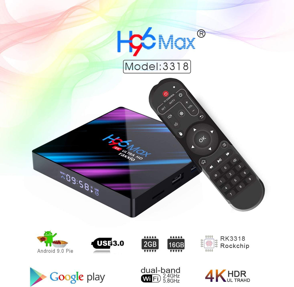 2GB RAM 16GB ROM 4K Smart TV Box Pack of 2 B569300
