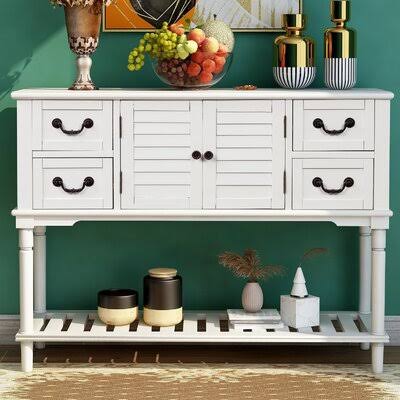 White Console Table P234901