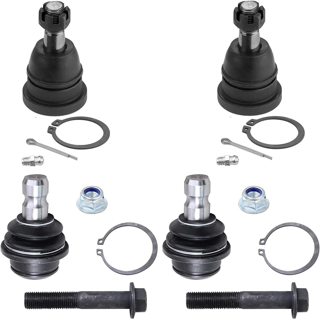 Front Upper & Lower Suspension Ball Joints 4pc Set W941