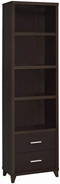 4 Shelf Cappuccino Bookcase C530650
