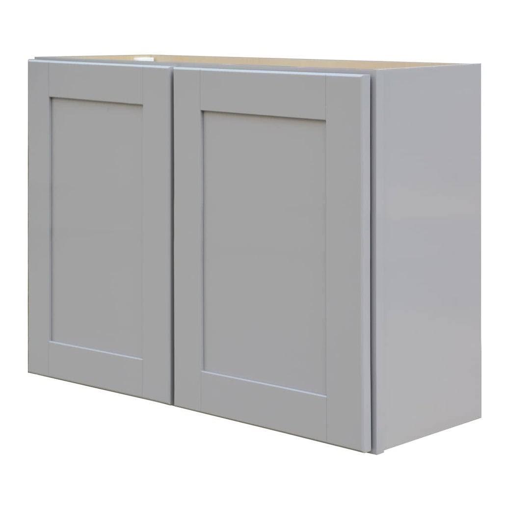 Double Door Wall Cabinet Dove Gray Q786931