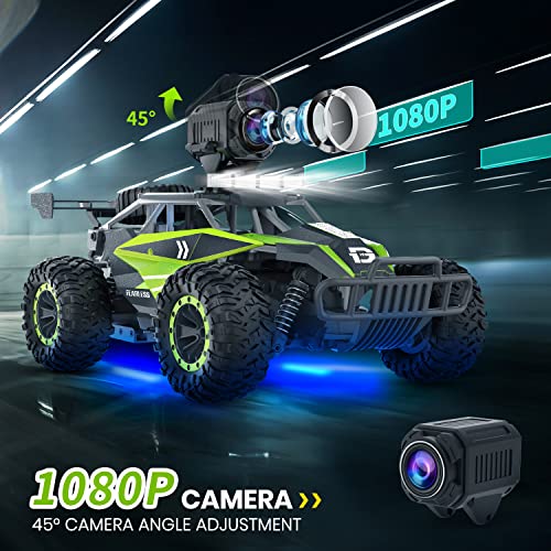 1:16 Scale Remote Control Car with 1080P HD Camera and LED Lights R8354