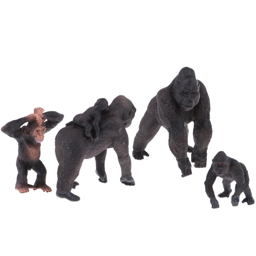 Realistic Gorilla Model Animal Figures Toy Q261