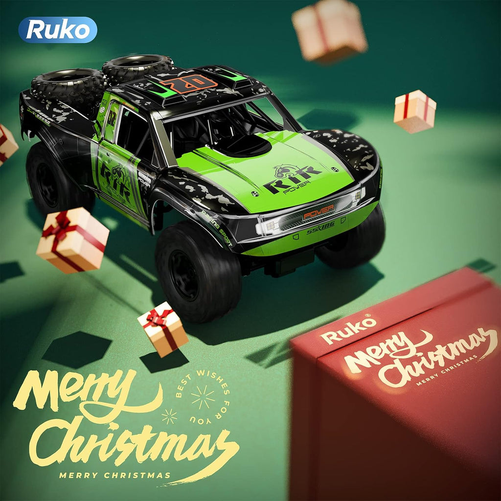 Green 4WD Waterproof Remote Control Monster Truck X7663