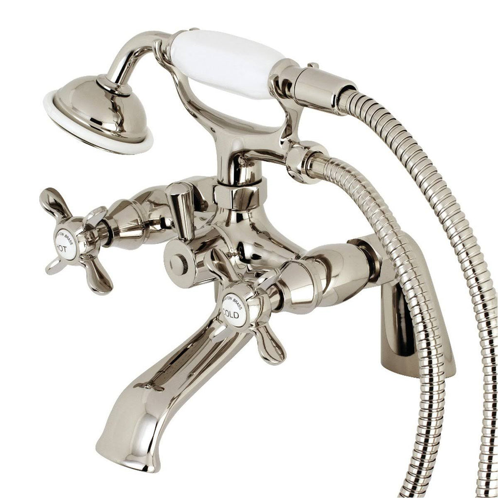 Chrome Clawfoot Tub Filler with Hand Shower W435