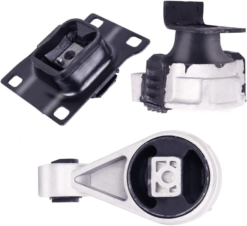 Engine Motor & Transmission Mount Kit 3pcs Compatible with 2005 2006 2007 Ford Focus 2.0L C134083
