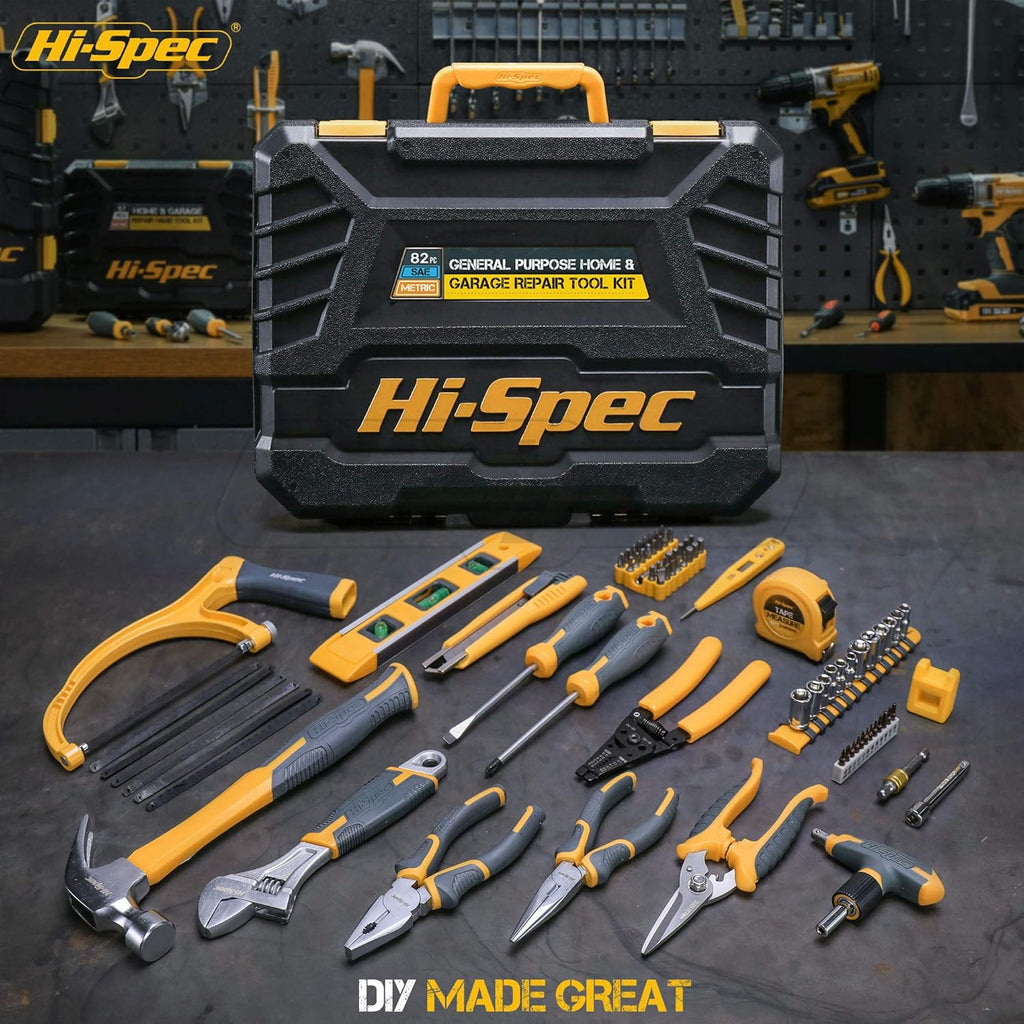 82 Piece Home & Garage Tool Kit Set A7398