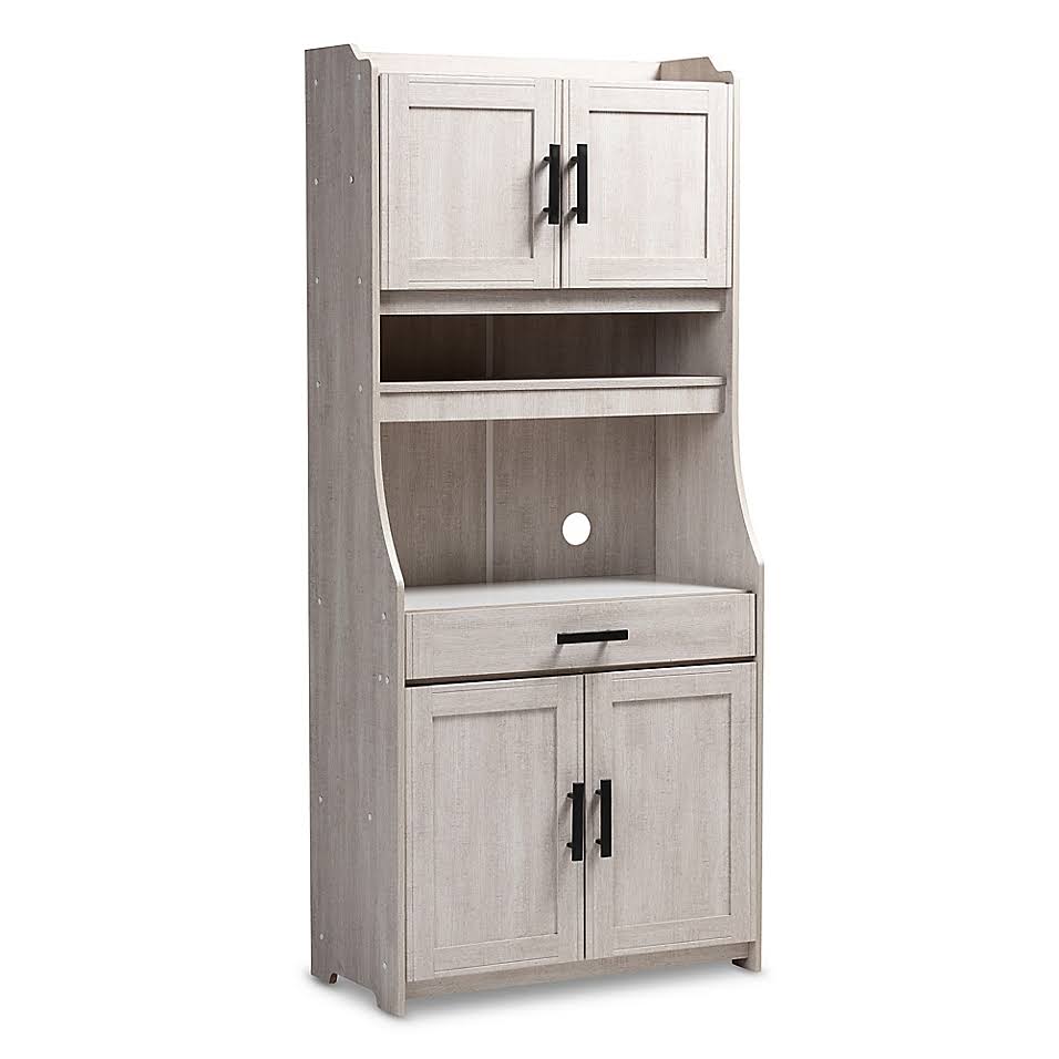 White Wash Kitchen Cabinet D3425