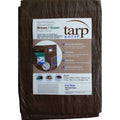 6 ft. x 8 ft Brown-green Poly Tarp K735730