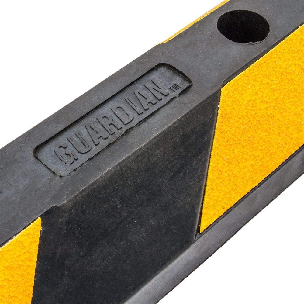 Heavy Duty Rubber Parking Curb 36 Inch x 5.9 Inch Pack of 2 O198