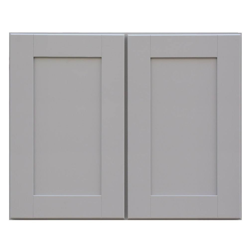 Double Door Wall Cabinet Dove Gray Q786931