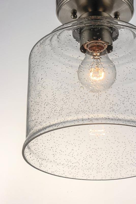 Black Semi-Flush Mount Light K54677