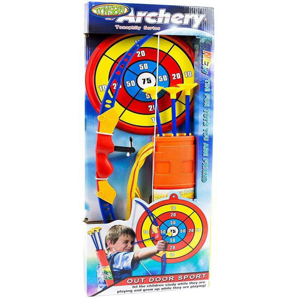 LED Archery Set with 6 Suction Cups Arrows and Target Z226