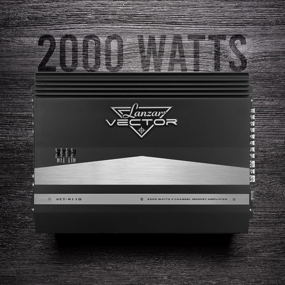 4 Channel 2000 Watt Bridgeable MOSFET Car Audio Amplifier I804