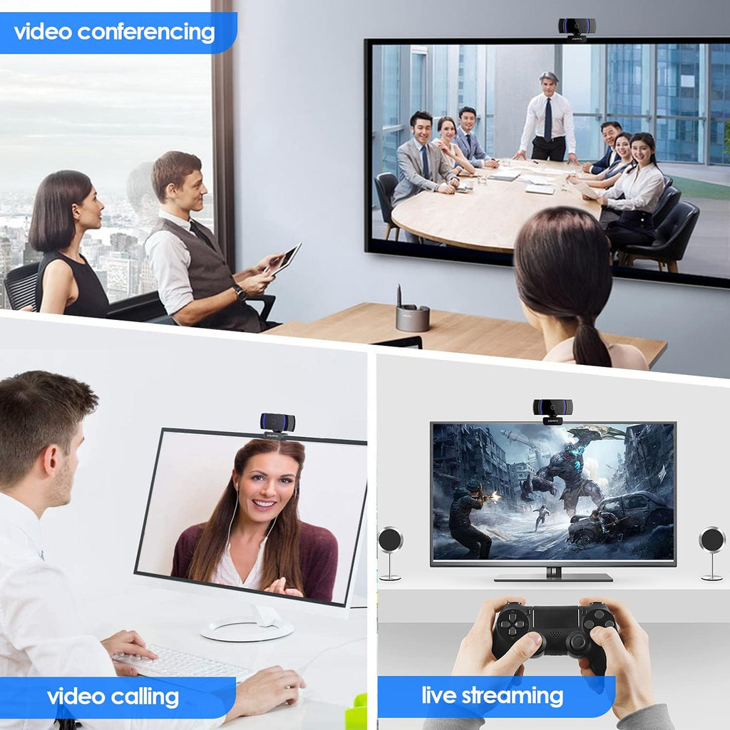 1080P Full HD Autofocus Webcam with Microphone V478